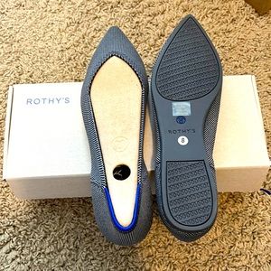 Size 8 grey Rothy’s.  Brand new.